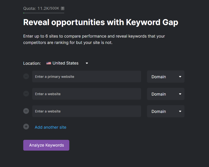 SERP Gap Analyzer