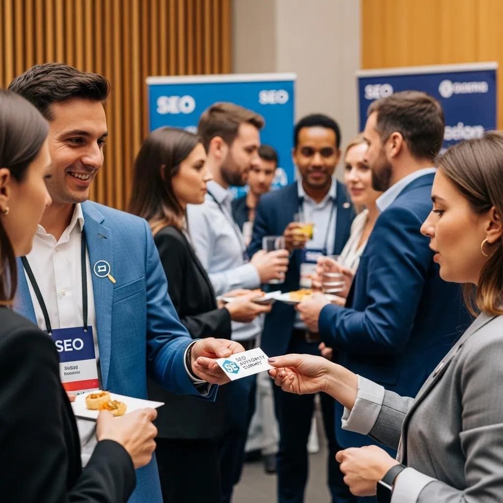 Networking event focused on building authority through high-quality links