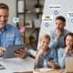 Local contractor connecting with homeowners on social media to win service jobs