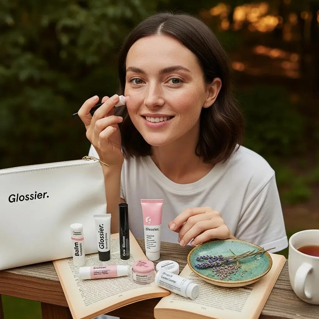 A real customer using a product in a natural setting, highlighting authenticity in marketing