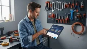plumber-using-ai-technology