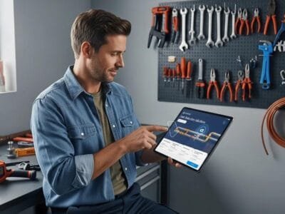 plumber-using-ai-technology