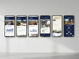 best home builder websites displayed across desktop and mobile screens showcasing luxury custom home projects
