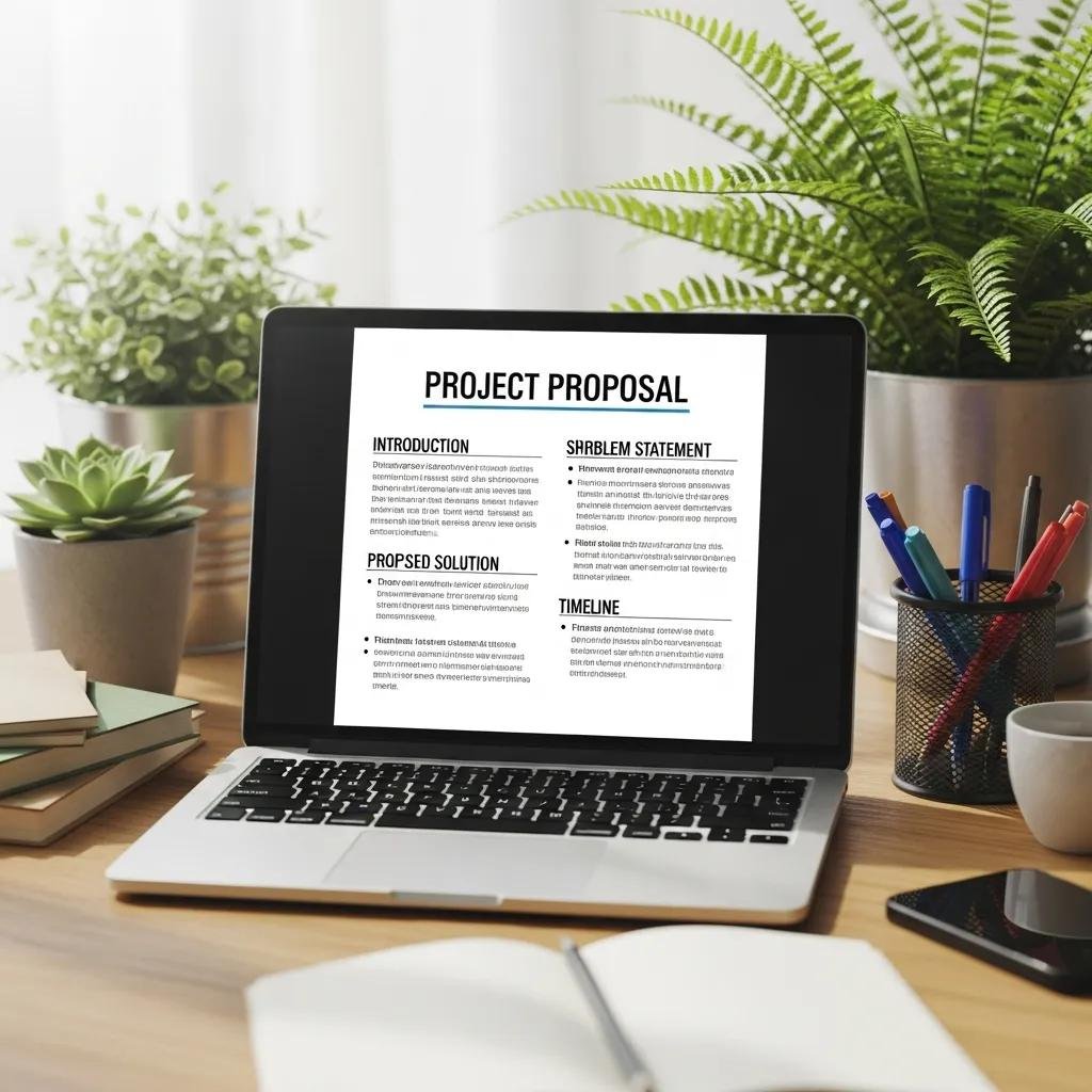 Well-structured digital document emphasizing content organization for SEO and readability